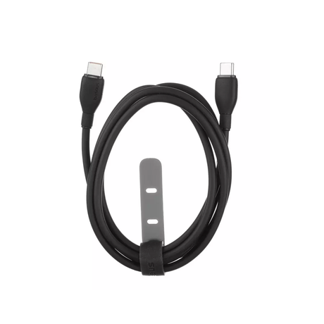Baseus Pudding Series USB-C to USB-C 100W Fast Charging Cable 1.2m - Cluster Black - ASIS