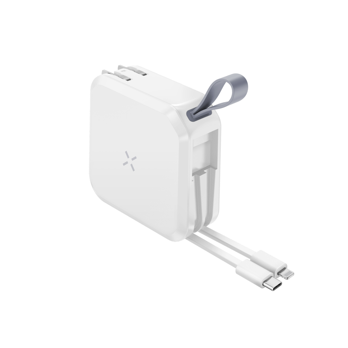 Bazic Goport Travel 1-Port Usb-C 1-Port Usb-A 10000mah Universal Wall Charger - White(e) - ASIS