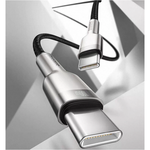 Baseus Cafule Series Metal Data Cable Type-C To Type-C 100w 2m Black - ASIS
