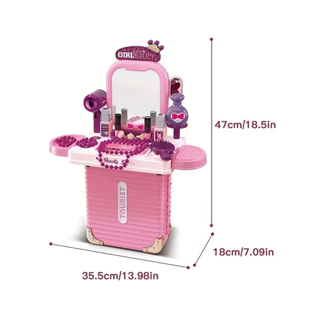 Beauty Fashion Dressing Makeup Suitcase - Age 3+