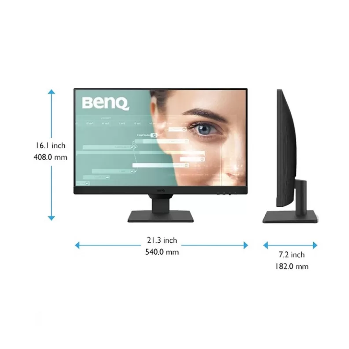 BenQ GW2490 24 Inch FHD IPS 100Hz - 5ms Home and Bussiness Monitor - Black