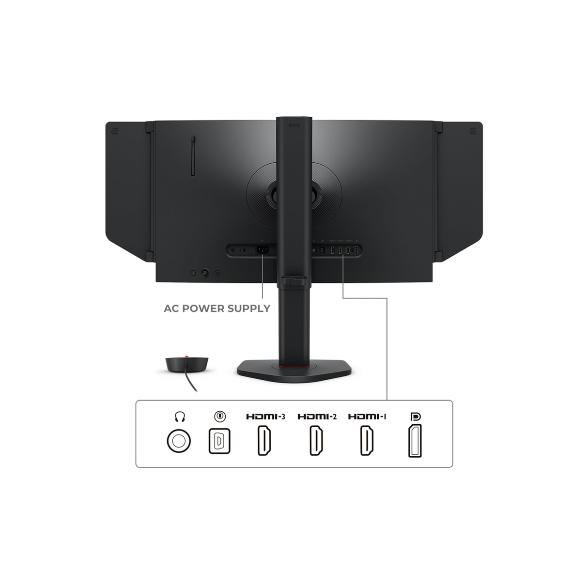 بينكيو ZOWIE XL2566X‎  + شاشة 24 بوصة فل إتش دي‎ ‎تي إن‎ ‎400هرتز شاشة ألعاب - أسود