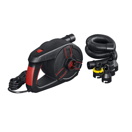 Bestway Powergrip Pro Ac Electric Air Pump (Power Pump, Flexible Hose,4 Sizes Of Safety Valve Adaptors,)