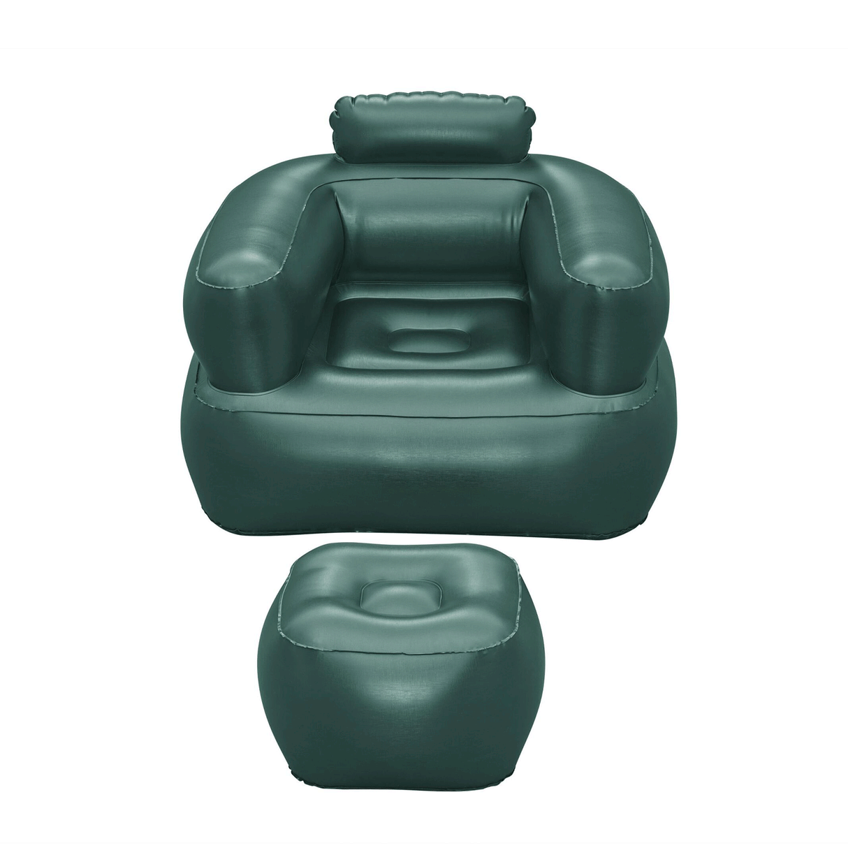 Bestway 1.07m X 99Cm X 80Cm Comfi Cube Lounger (Chair, Repair Patch, Green.)