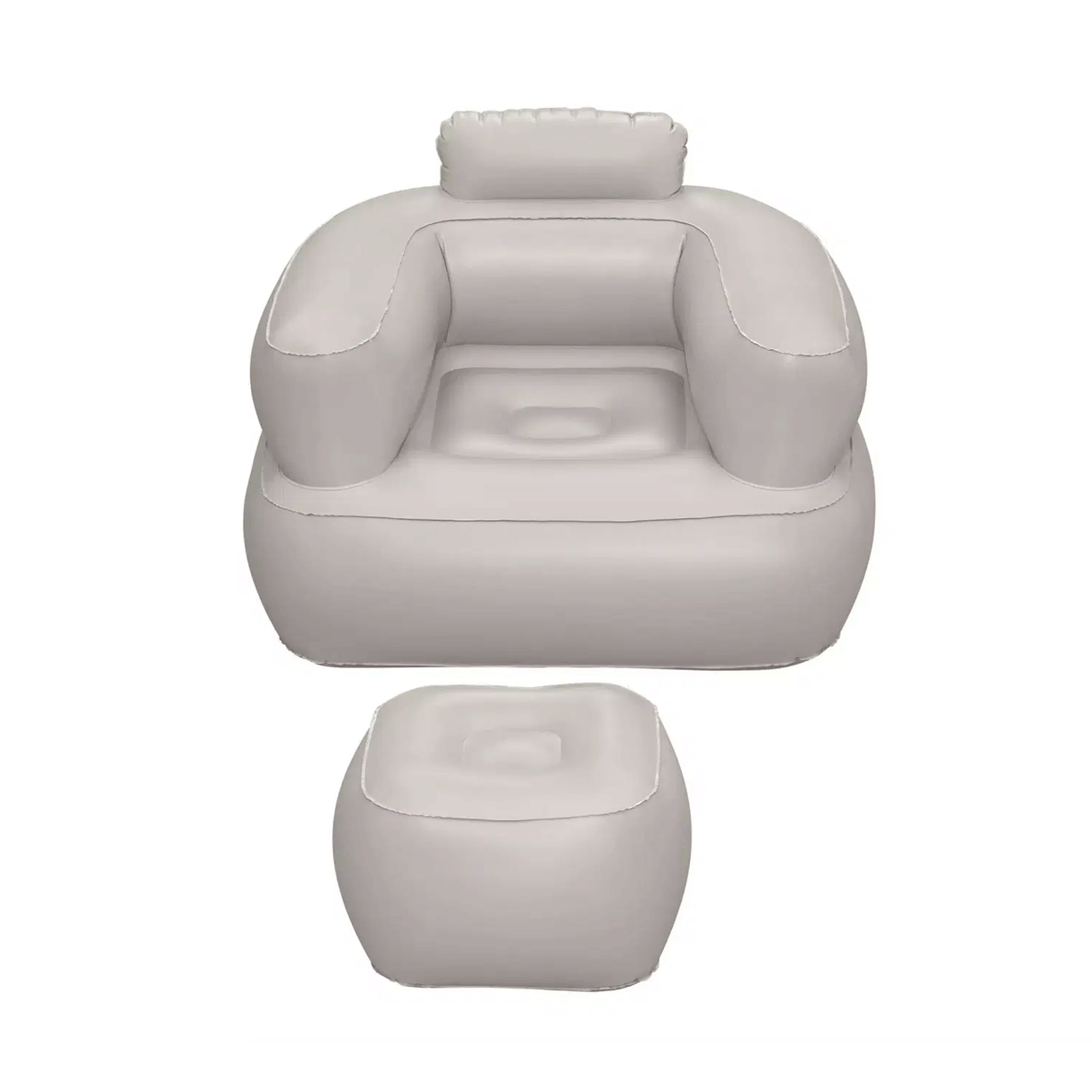 Bestway 1.07m X 99Cm X 80Cm Comfi Cube Lounger (Chair, Repair Patch, White.)