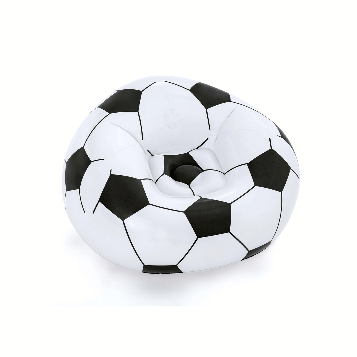 Bestway 1.14m X 1.12m X 66Cm Beanless Soccer Ball Chair (Contents:1 Chair, Repair Patch) Age 6+