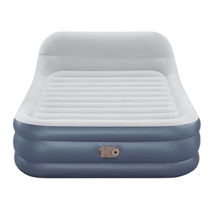 بيست واي ترايتك سليك فلو مرتبة هوائية بحاجز خلفي كوين مع مضخة هواء مدمجة تعمل بالكهرباء  2.26م × 1.52م × 84سم 