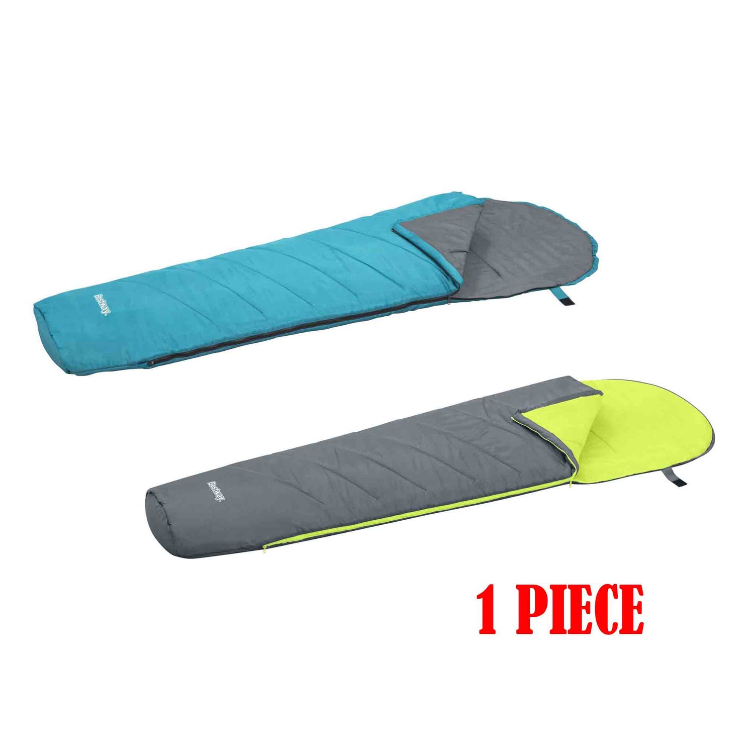 Bestway 87 X 30 X 20 Inch / 2.20m X 75Cm X 50Cm - Hiberhide 10 Sleeping Bag - Assorted Colors - Zayoom