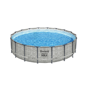 Bestway 5.49M X 1.22M POOL SET (Contents:Pool, Filter Pump(220-240V), Ladder, Cover, Compatible with Cartridge 58012(III)220-240V)