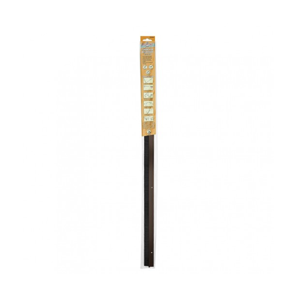 Bigteeth Rubber Door Sweep 100cm - Brown