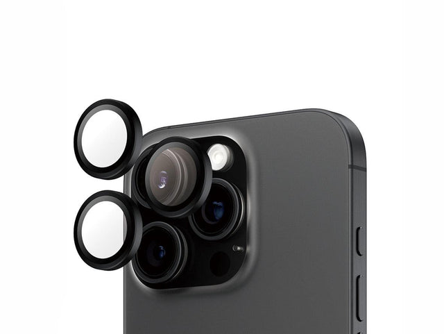 PanzerGlass® Hoops™ Black Lens Protector for iPhone 16 Pro and Pro Max 6.3 Inch | 6.9 Inch - Zayoom