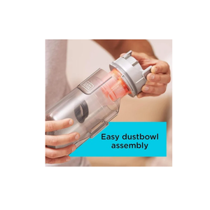 Black+Decker 2-in-1 Cordless Stick Vacuum - 20V Max / 18V Nominal - 2Ah Battery - 44 min Runtime - BHFEA520J-GB – Black - ASIS