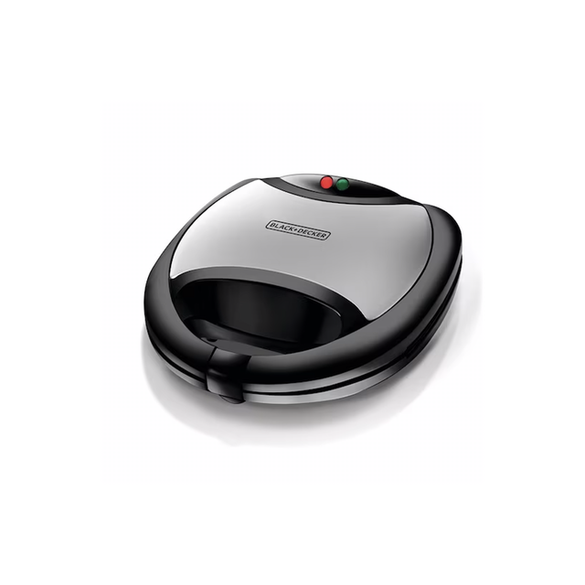 Black+Decker 3in1 Interchangable Sandwich Grill And Waffle Maker 750W - Zayoom