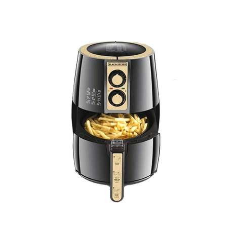 Black+Decker 4L Air Fryer 1500W - AF300-B5
