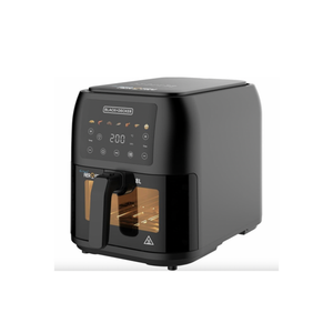 Black+Decker 8L 1700W Slim and Sleek Window AirFryer - SAF80W-B5-ASIS - ASIS