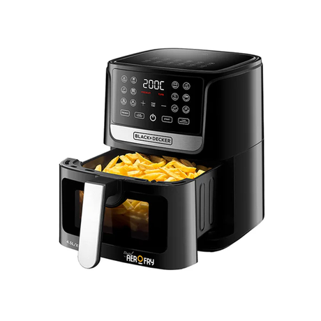 Black+Decker AerOFry 4.5L Digital Air Fryer, Black, AF4500-B5