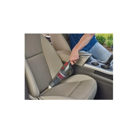 Black+Decker Auto Dustbuster Handheld Vacuum Cleaner - 90W - 0.38L - NV1200AV-B5 - Grey - ASIS