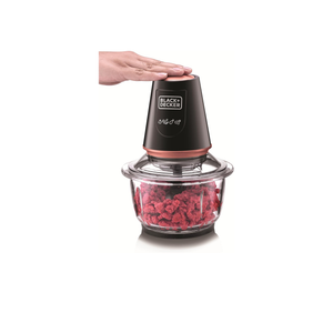 Black+Decker Glass Bowl Chopper 1.2L - 400W