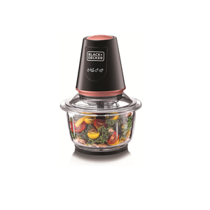 Black+Decker Glass Bowl Chopper 1.2L - 400W