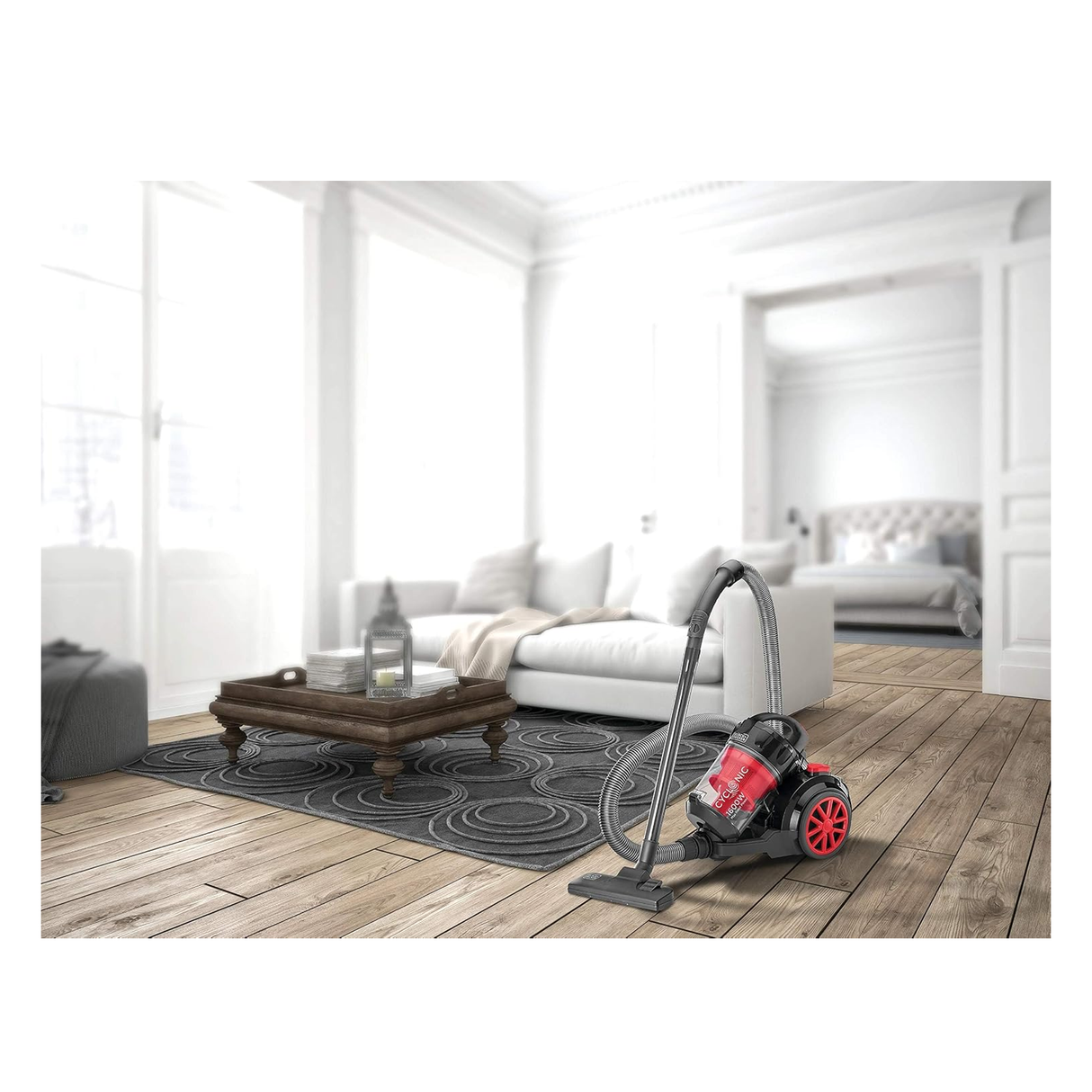 Black+Decker Multi cyclonic Vacuum Cleaner 1.8L - 1400W - VM1480-B5-ASIS - ASIS