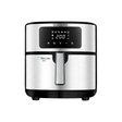 Black+Decker 6-in-1 Air Fryer 5.7L Basket Digital Touch Control 1500W - Stainless Steel - Zayoom