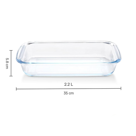 Oven Plate 2.2l Rectangular Baking Dish 1PCS -K2612