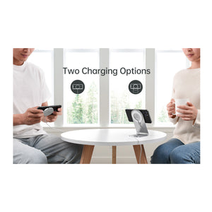 CHOETECH - Magnetic Fast Wireless Charging Stand Holder with 5ft USB-C Cable for iPhone 12 (H047+T517) - Zayoom