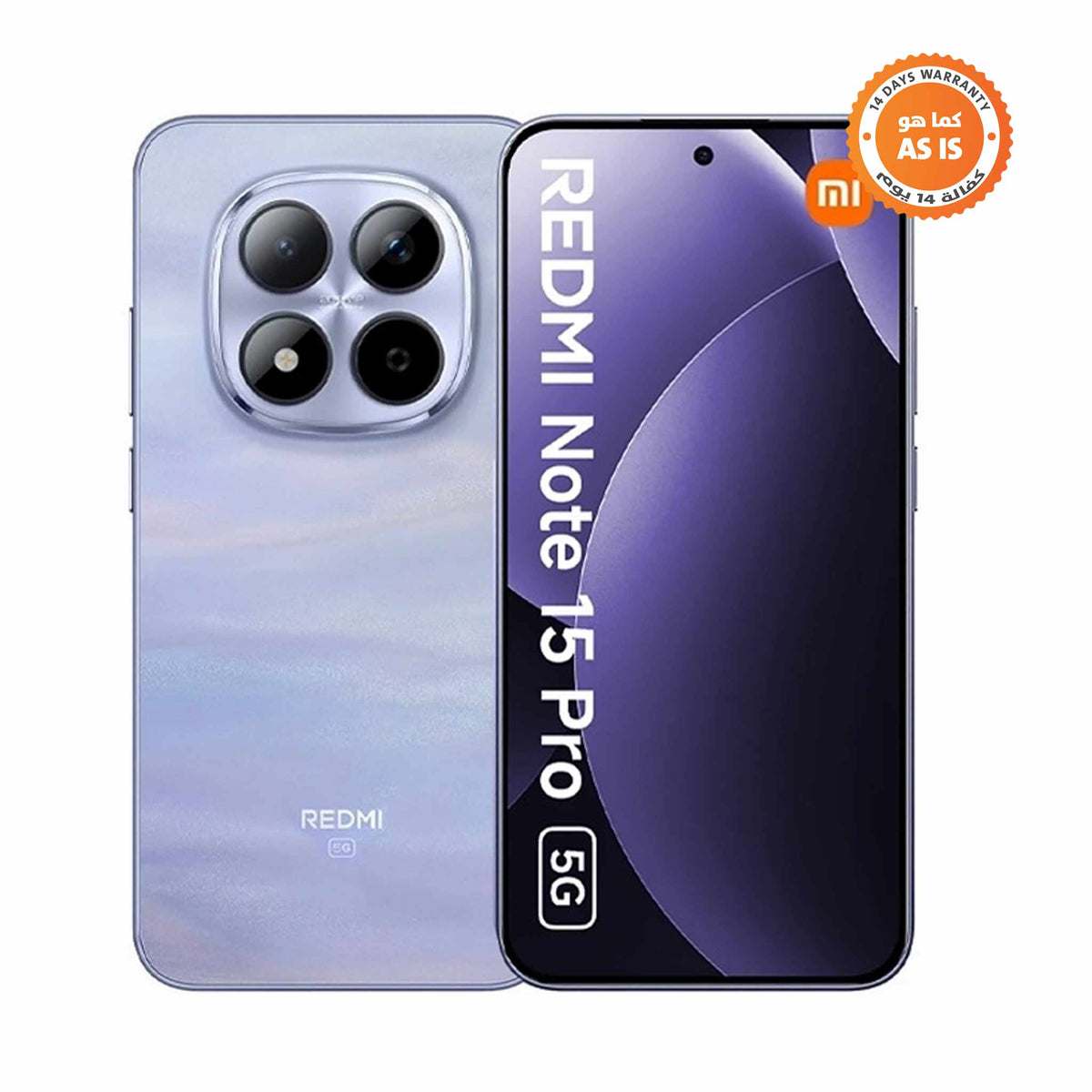 Xiaomi Redmi Note 15 Pro 5G - 12GB + 256GB - Mobile - Mist Purple - AS IS