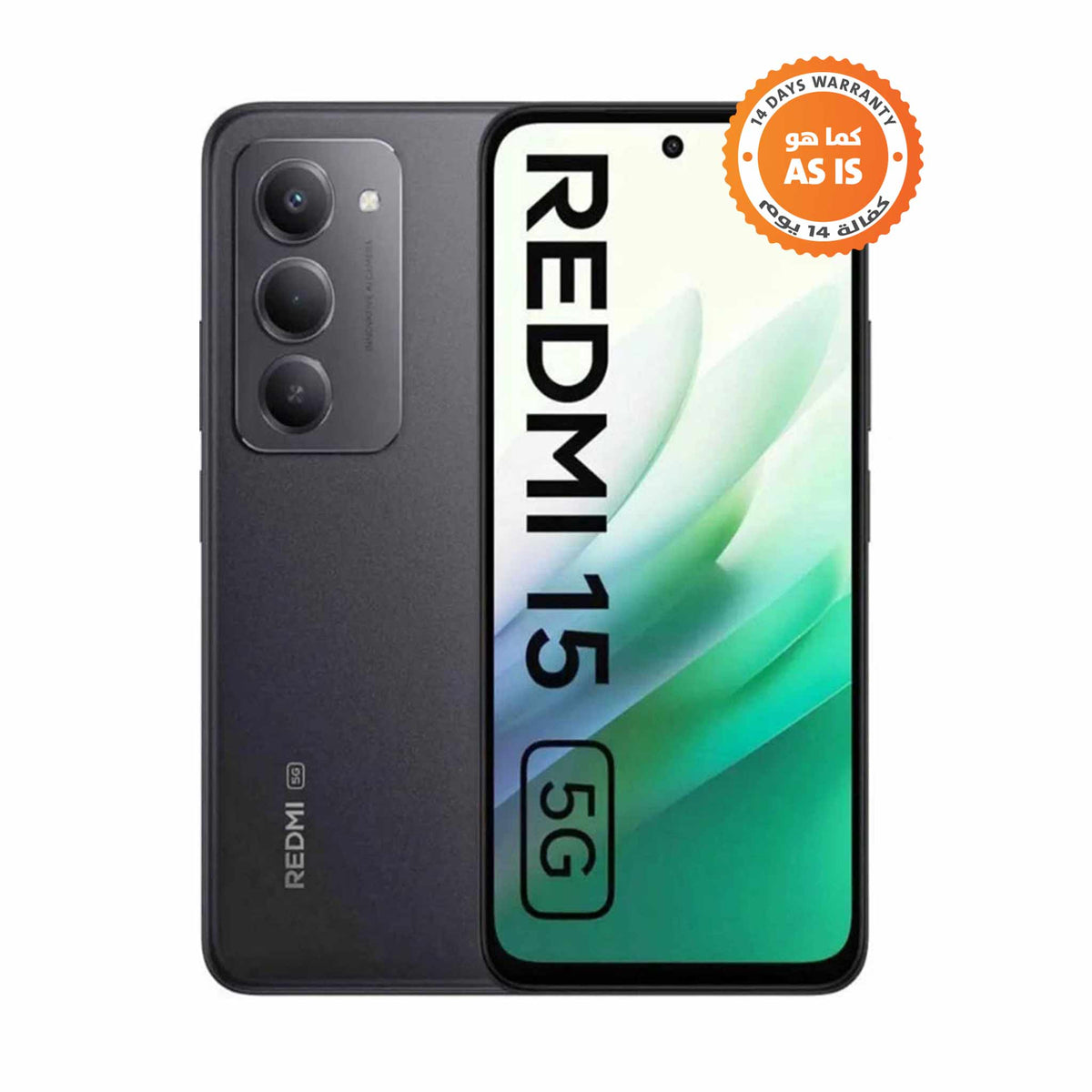 Redmi 15 5G - 8GB RAM - 256GB - Midnight Black - AS-IS