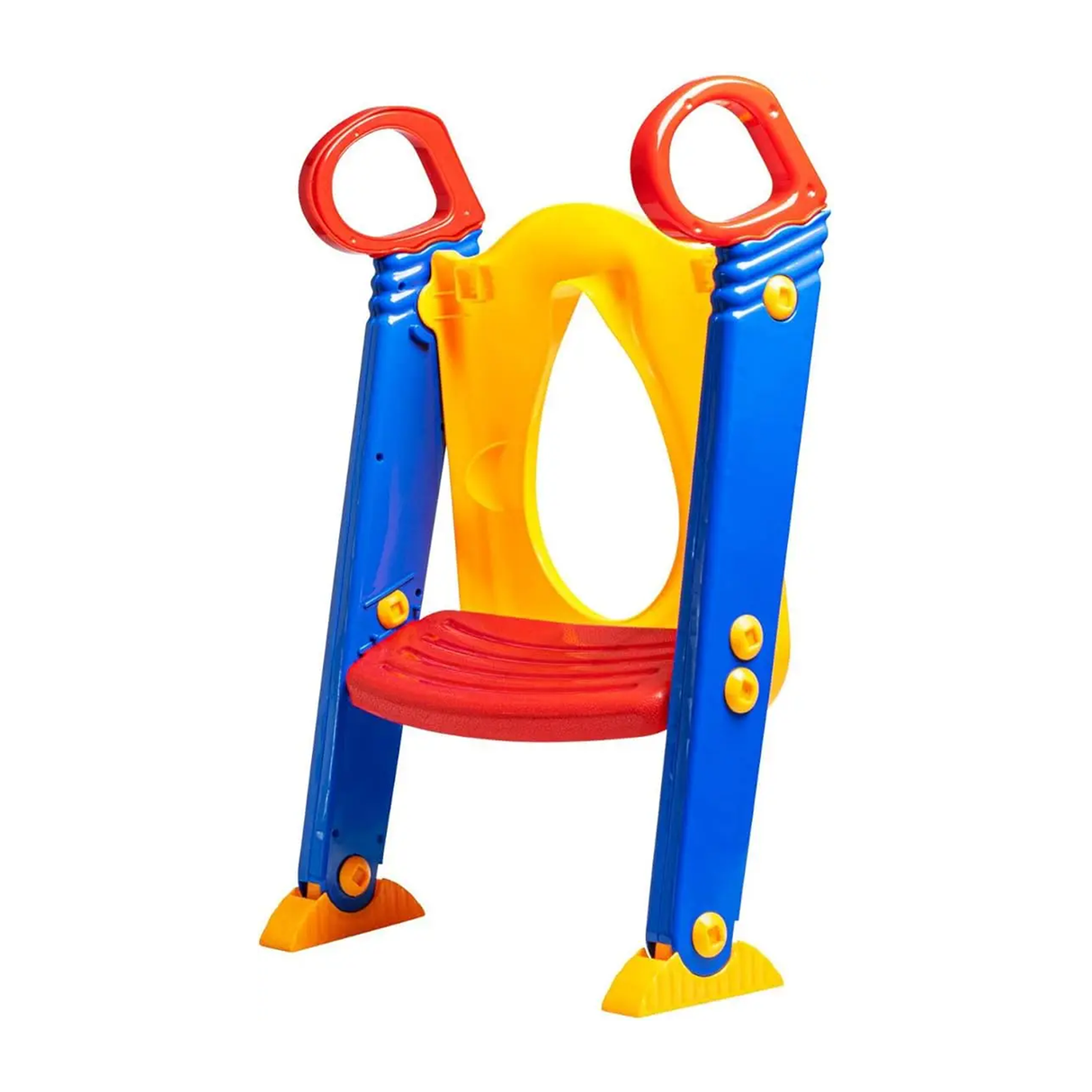 Childrens Potty Training Seat With Foldable Step Ladder - Adjustable Height - Non-Slip Design for Toddlers and Kids & Baby Toilet Training