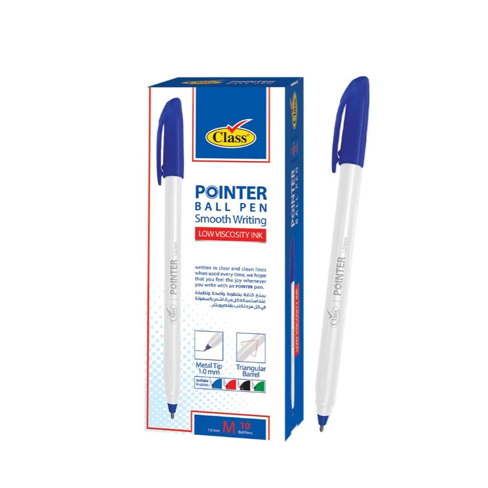 قلم حبر جاف أزرق  (10 اقلام)