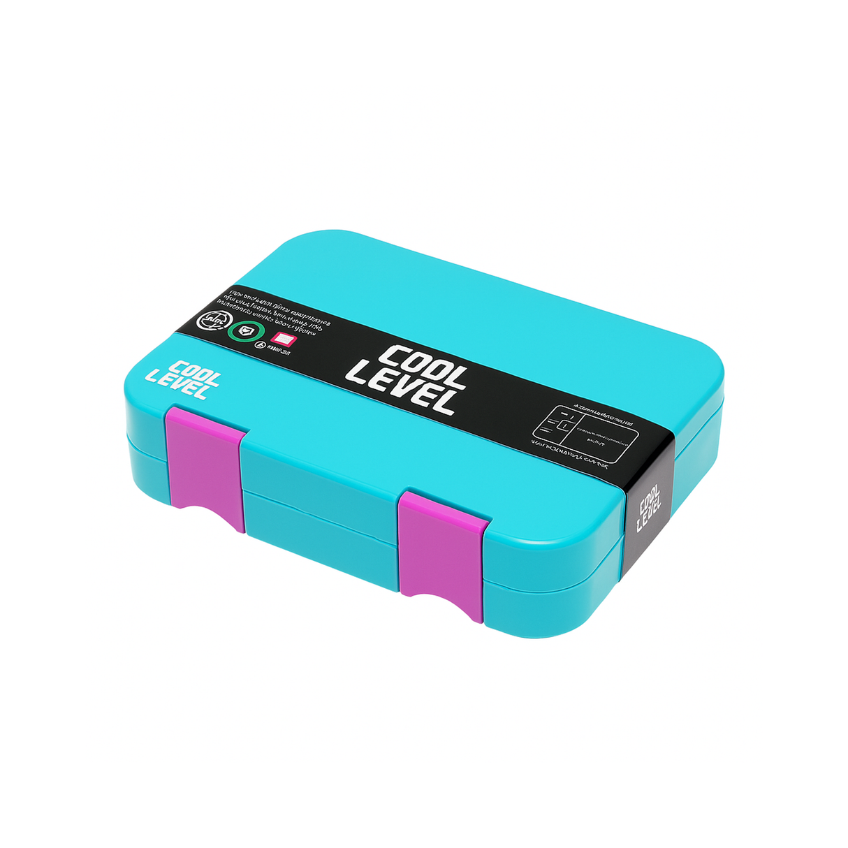 كول ليفل علبة أكل صحي مقسمة - أخضر