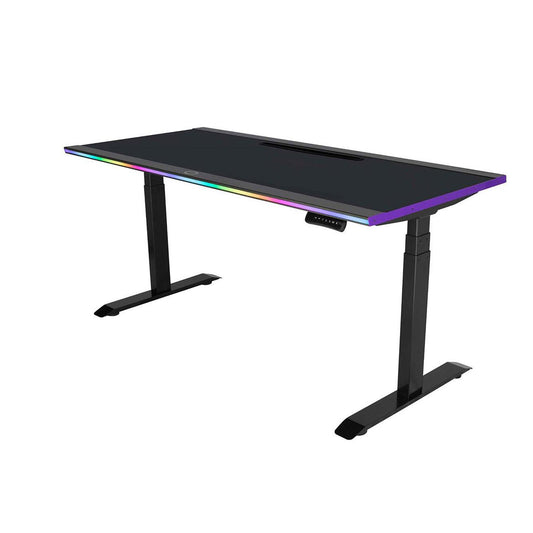 Cooler Master GD160 ARGB Gaming Desk - Black/Purple