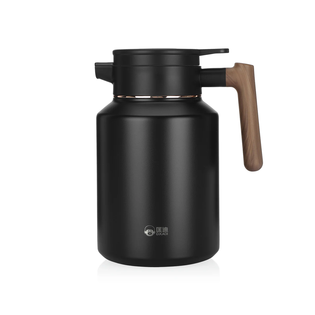 دي كادي تورمس حافظ للحرارة سعة 1.9 لتر - أسود