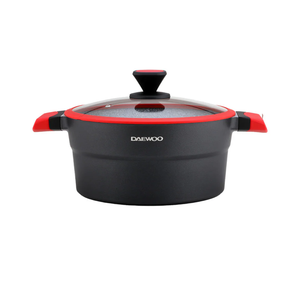 دايو قدر طهي إكس سيريز غير لاصق مطلي بالجرانيت مع غطاء - 32 سم