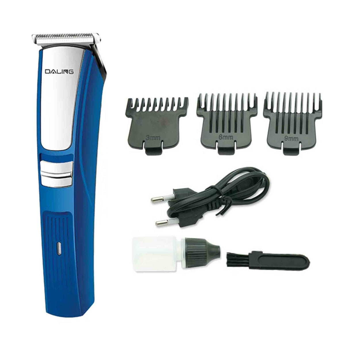 DALING Professional Rechargeable Hair Clipper - Blue - Zayoom