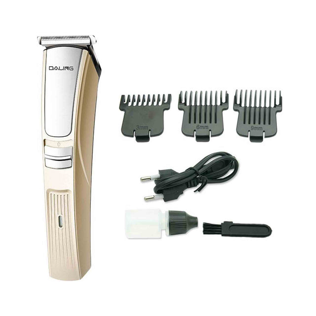 DALING Professional Rechargeable Hair Clipper - Gold - Zayoom