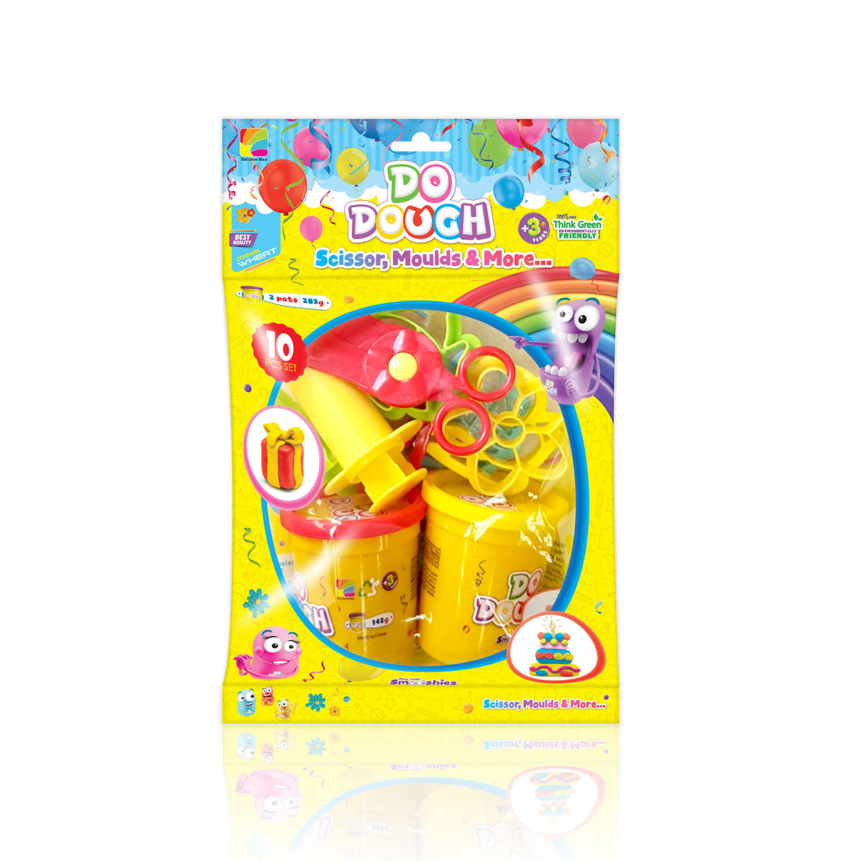 دو مجموعة عجين مقص، قالب وأكثر