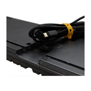 دوكي وان 3 TKL كيبورد ألعاب ميكانيكية سلكية قابلة لتبديل المفاتيح مع إضاءة RGB (مفاتيح زرقاء) - أسود أورا (تخطيط عربي)