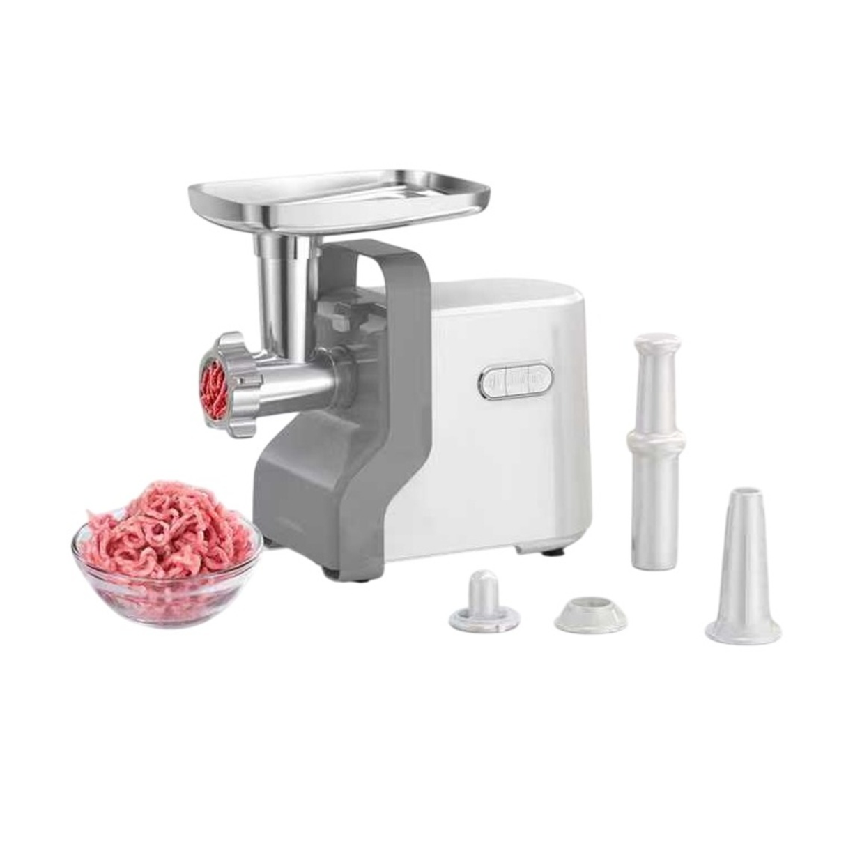 Daewoo 700W Meat Grinder 2 Speed - Silver/Gray