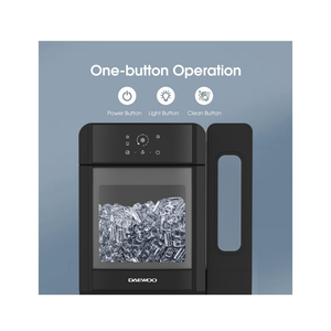 Daewoo Nugget Ice Maker Machine 165W - 3.4L Water Tank - Black