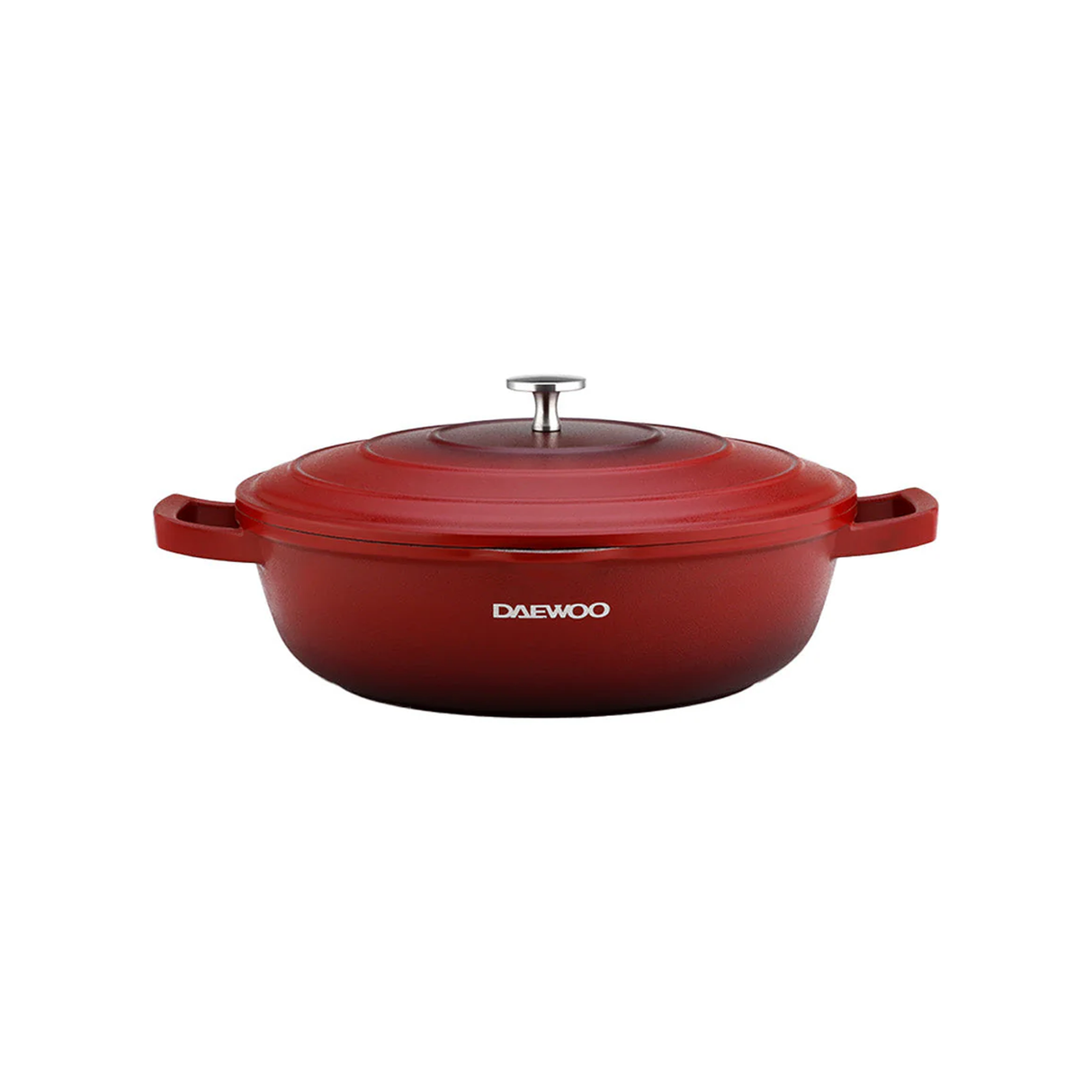 Daewoo Ts Series Non-Stick Granite Coating Shallow Casserole With Lid - 28 Cm