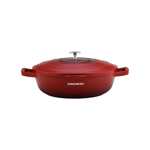 Daewoo Ts Series Non-Stick Granite Coating Shallow Casserole With Lid - 28 Cm