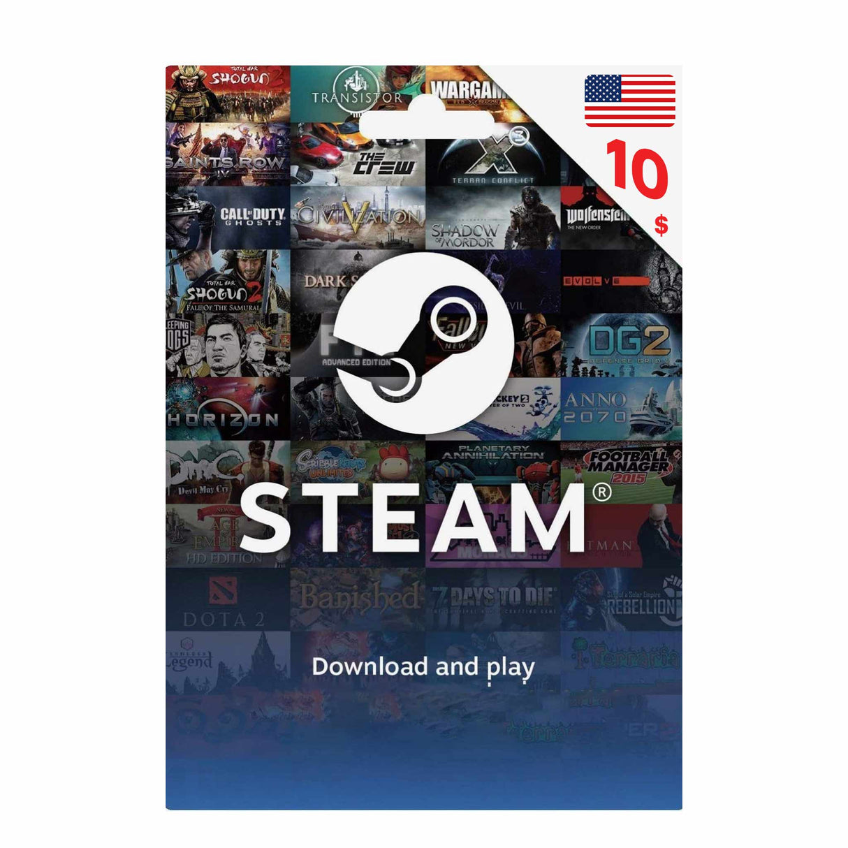 Steam 10$ USA