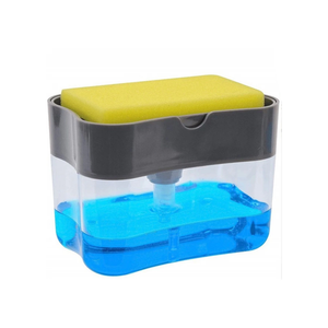 موزع سائل غسيل الصحون مع حامل إسفنجة