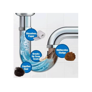 مسحوق مذيب لإزالة انسداد المصارف والمواسير وتنظيفها