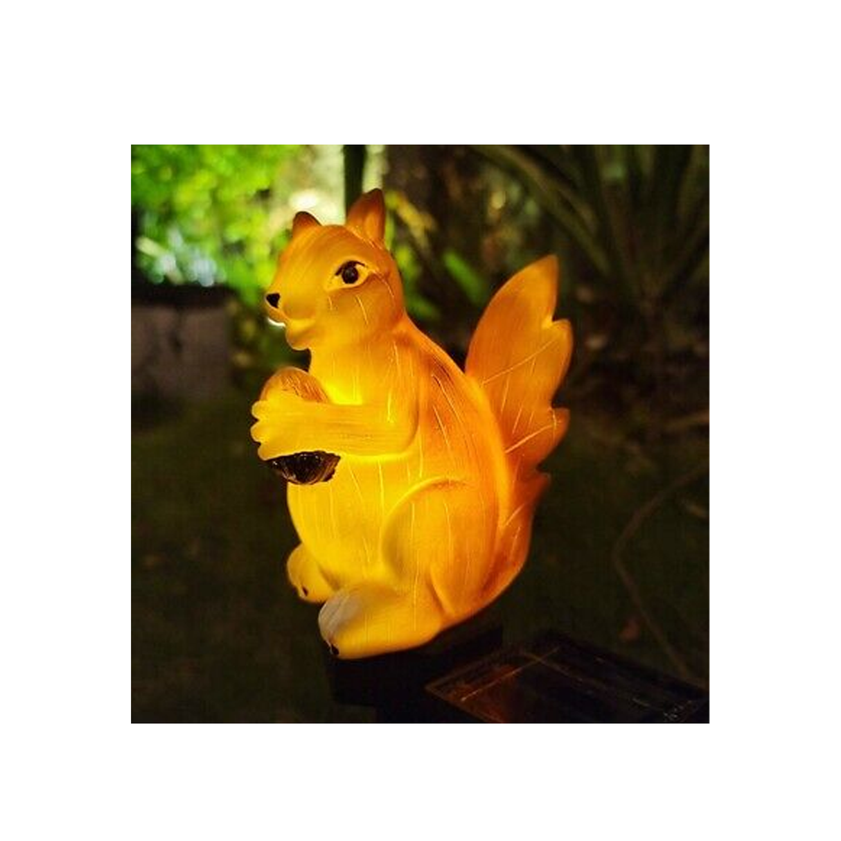 ضوء شمسي خارجي ليد بشكل سنجاب متين