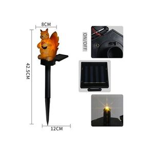 ضوء شمسي خارجي ليد بشكل سنجاب متين