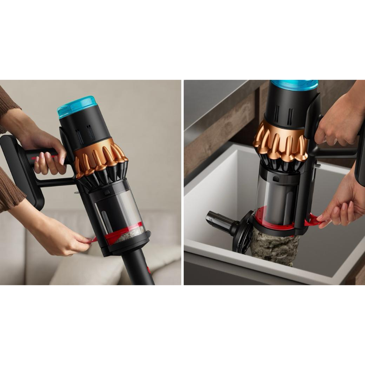 Dyson V16 Piston Animal Submarine™ Wet And Dry Vacuum Matte Black / Copper