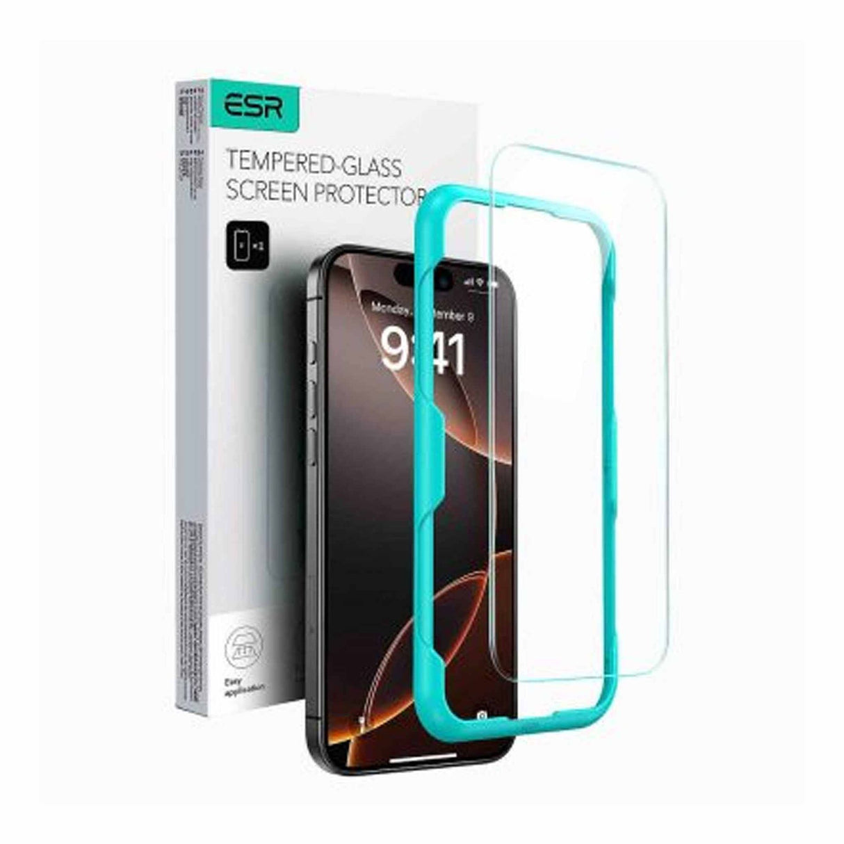 ESR iPhone 16 Pro Tempered-Glass Screen Protector - Clear - Zayoom